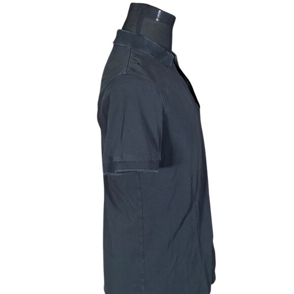 Boss Hugo Boss Men's Black Shot Sleeve Polo Shirt Medium - Picture 7 of 9